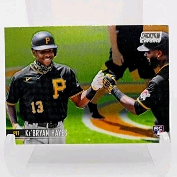 2021 Stadium Club Chrome '91 Design Variations #212 Ke'Bryan Hayes - Picture 3 of 5